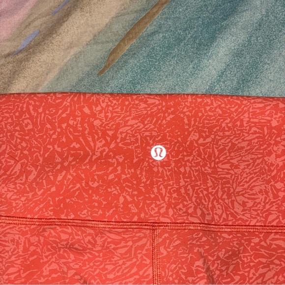 Lululemon Wunder Train High Rise Short Crunch Warm Coral size 10 - Picture 7 of 10
